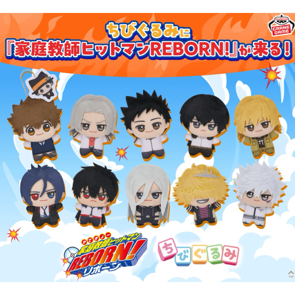 🍊[พร้อมส่งบางตัว] Chininui | Chibigurumi Plush Doll | Reborn vol.1&2 | ตุ๊กตา | จิบินุย | ครูพิเศษจอมป่วน รีบอร์น Lot.JP