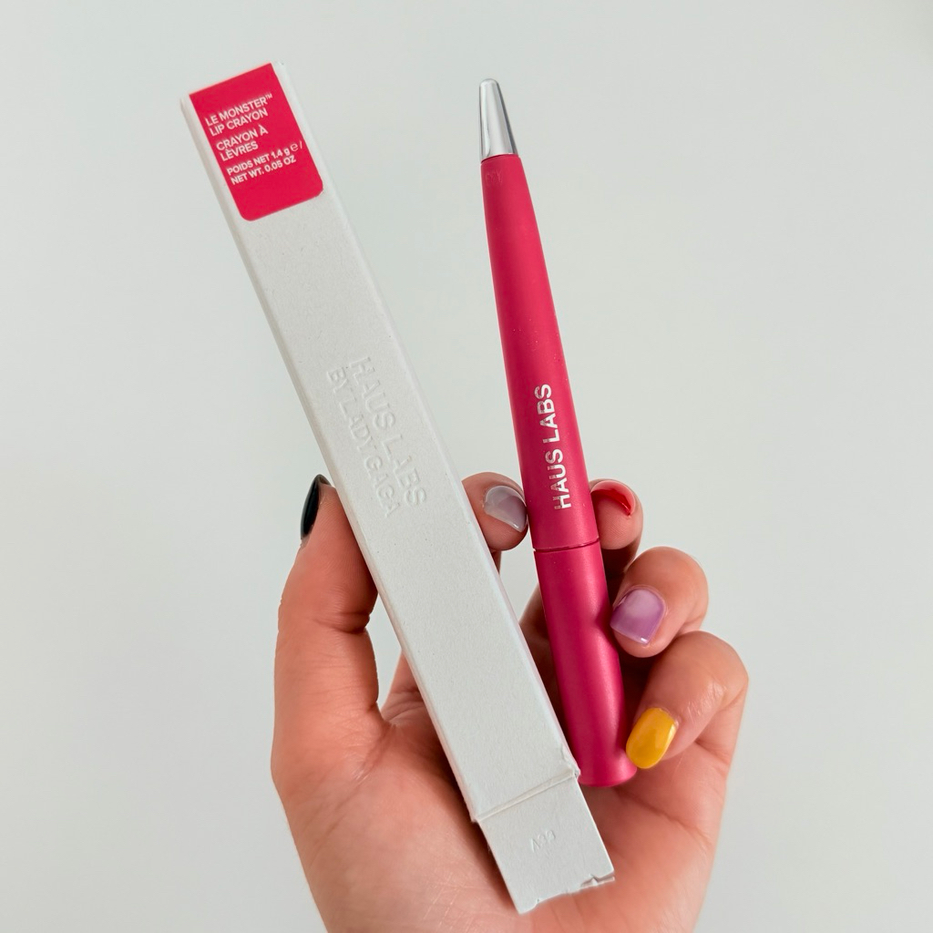 💋full size 1.4g&สีCerise💋 HAUS LABS Le Monster Lip Crayon Lipstick and Lip Liner