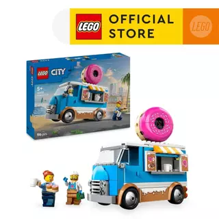 LEGO City 60452 Doughnut Truck (196pcs.), Building Blocks, Kids Toy