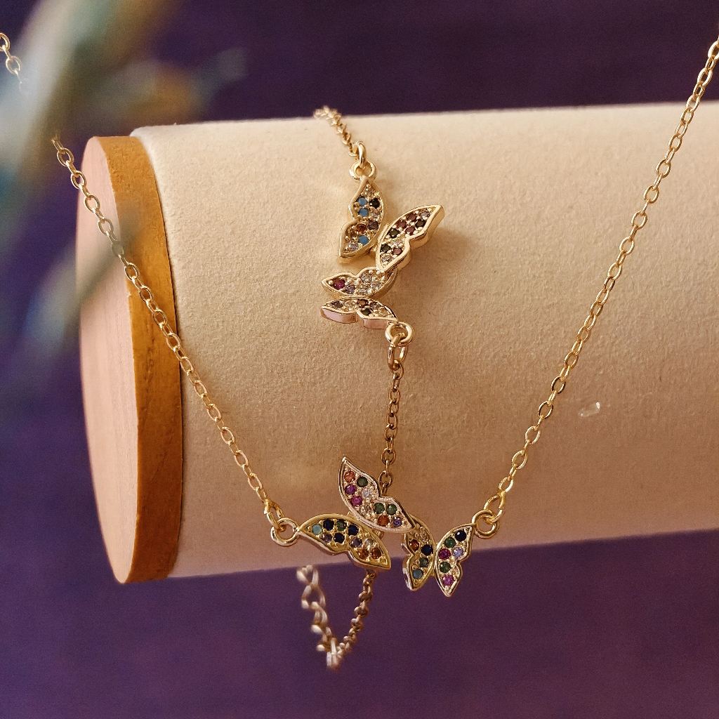 Vachana - Whispering Butterfly Necklace & Bracelet Sets (สร้อยคอและข้อมือเสียงกระซิบผีเสื้อ)