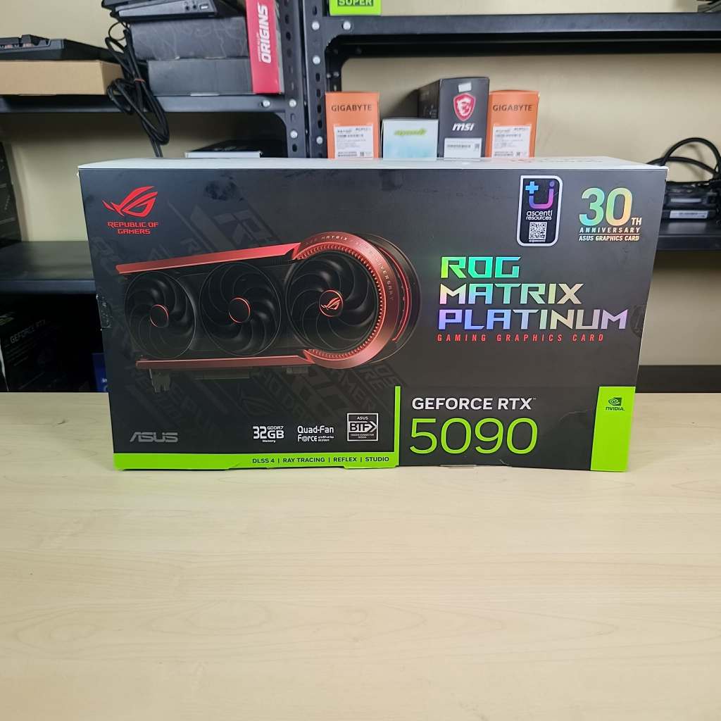 RTX 5090 ASUS ROG MATRIX PLATINUM 30TH ANNIVERSARY EDITION 32GB GDDR7