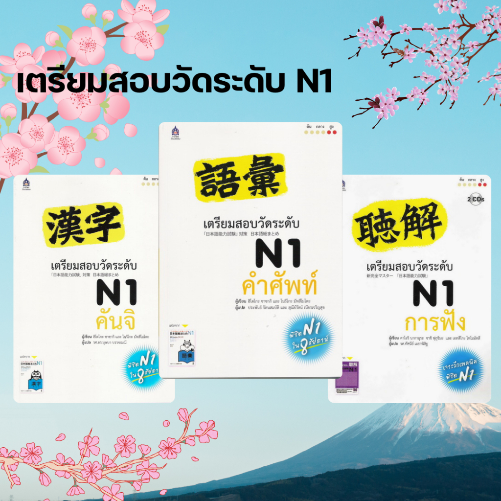 DKTODAY หนังสือ ซีรีส์ เตรียมสอบวัดระดับ N1