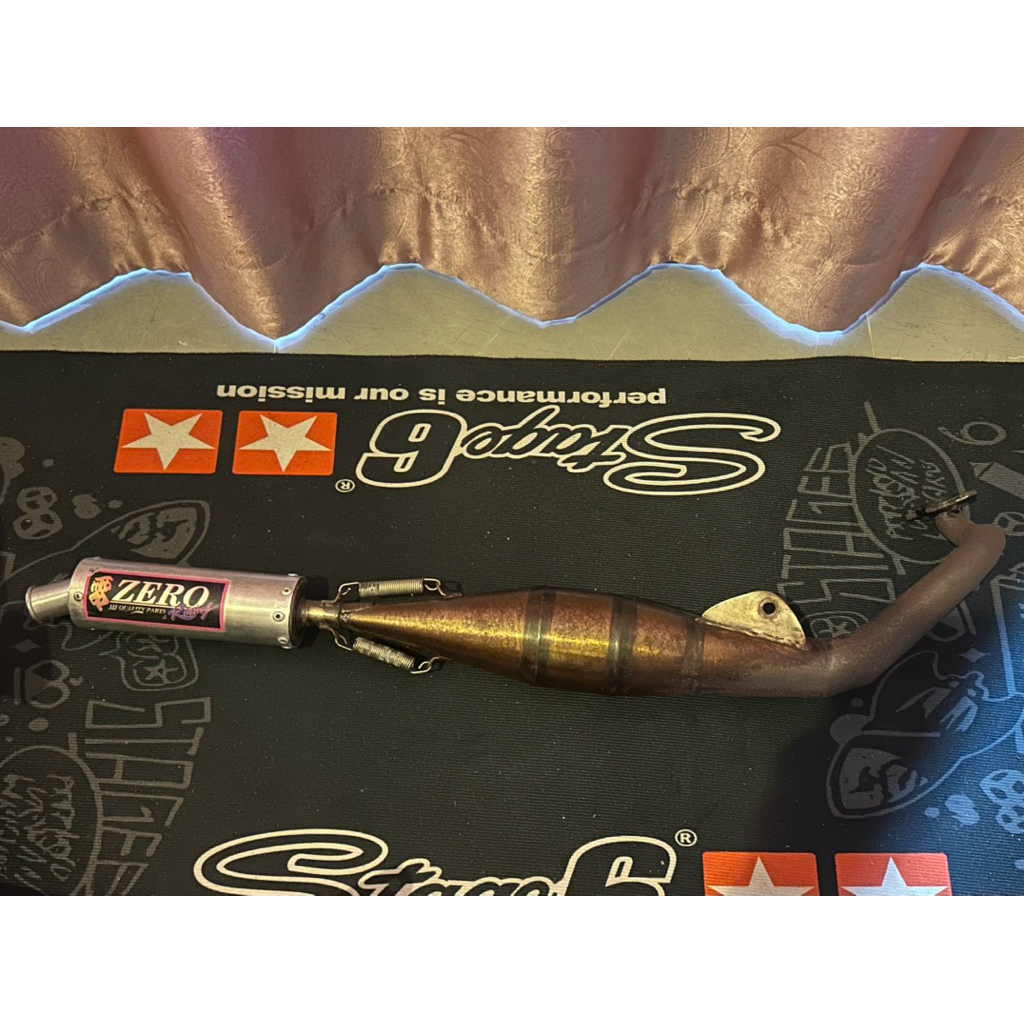 ท่อ Zero ปลายตรงแท้ญี่ปุ่น รถป๊อป yamaha jog Zr evolution