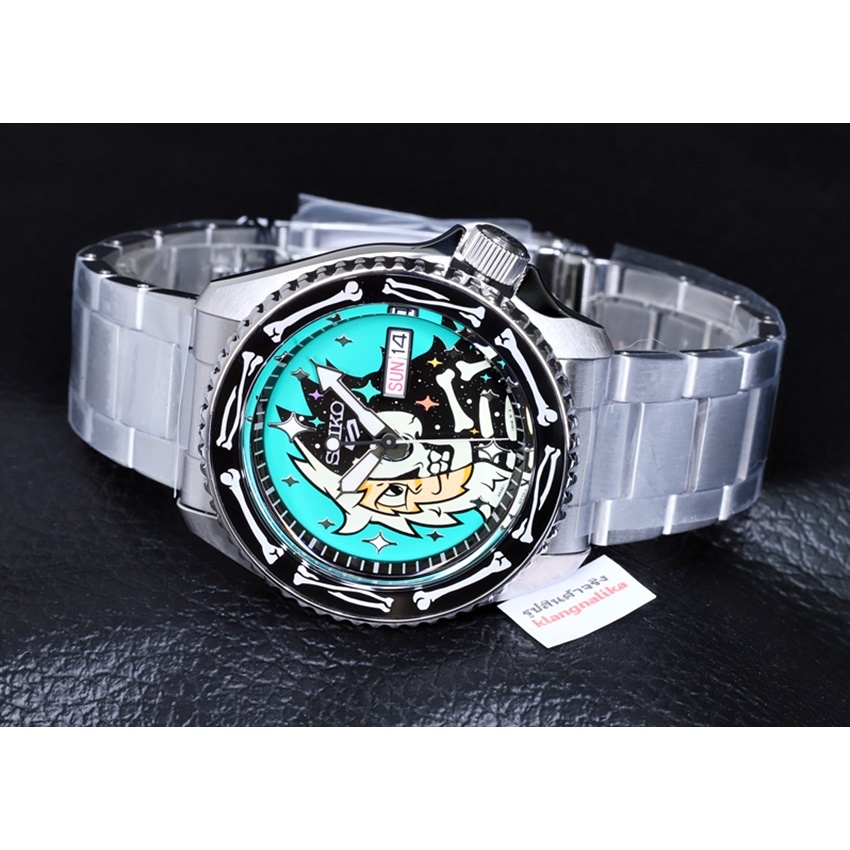 (มีเลขให้เลือก) นาฬิกา Seiko 5 Sports x POORBOY Limited Edition รุ่น SRPM17K / SRPM17K