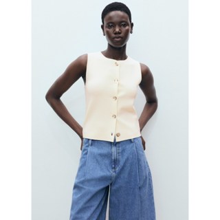 [MANGO] WAISTCOAT PINIPON  / เสื้อเวส รุ่น WAISTCOAT PINIPON…