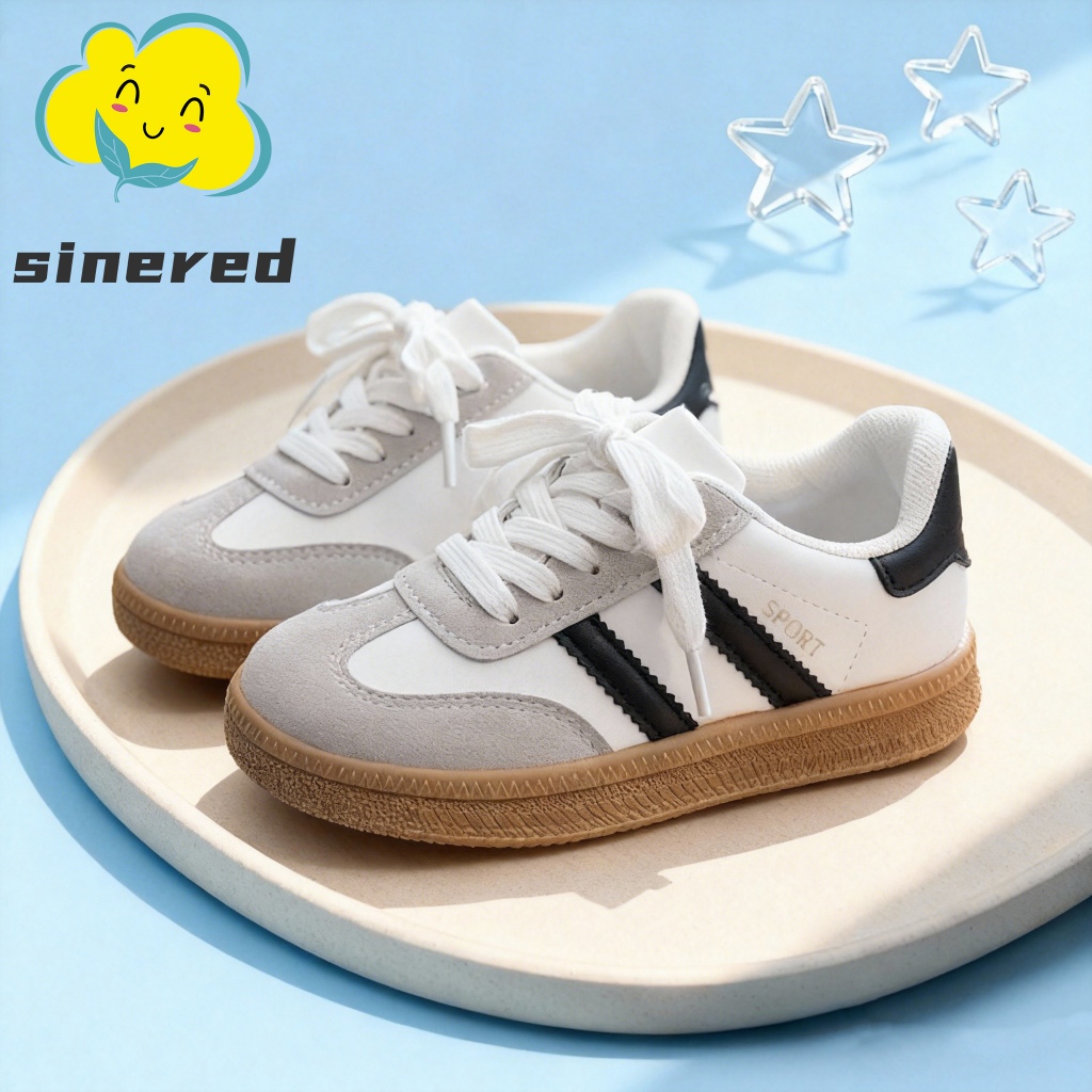 Sinered 2026 เด็กง่ายร้อยรองเท้าลำลองน้ำหนักเบาสำหรับสาว ๆ ลื่น แต่เพียงผู้เดียวรองเท้าสบาย ๆ คณะกรรมการ