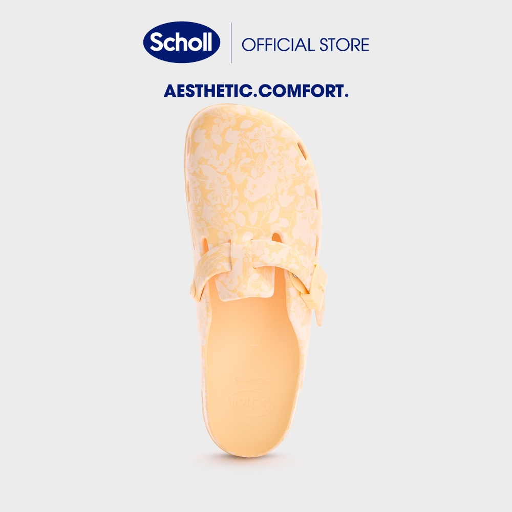 Scholl รองเท้าแตะผู้หญิงแบบสวม รุ่น Bahia Clog for Women เทคโนโลยี Bioprint กระชับทุกก้าวเดิน ราคา ถูกที่สุด ดีลบีเคเค แกลเลอรีภาพที่ 4