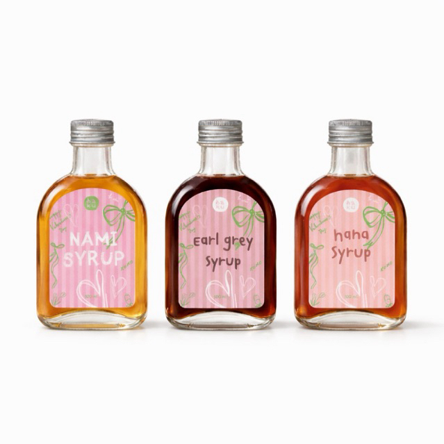 ไซรัปฮาคุ 100ml. Valentine Collection (สินค้าพร้อมส่ง)