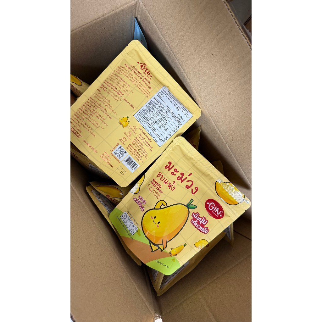GIN Mango Dried Fruit 35 g.