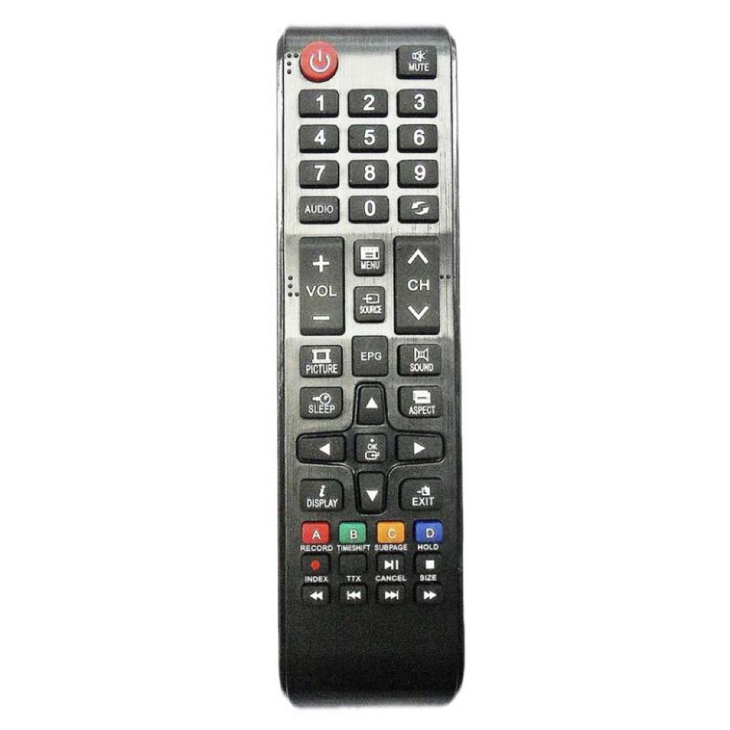 รีโมททีวีใช้สำหรับ TVM / AJ / PRISMAPRO ใส่ถ่านใช้งานได้เลย