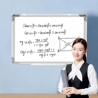 กระดานไวท์บอร์ด กระดานไวบอร์ด Whiteboard แม่เหล็ก 30x40 ซม. เขียนลบง่าย พร้อมปากกา ยางลบ ใช้เรียน ออฟฟิศ