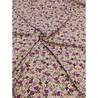 ผ้าไหมอิตาลี มี 6 สี เนื้อนิ่มมาก ลาย Miniflora Rose หน้ากว้าง 152 cm #ผ้าเมตร #ผ้าหลา #ผ้าลายดอก