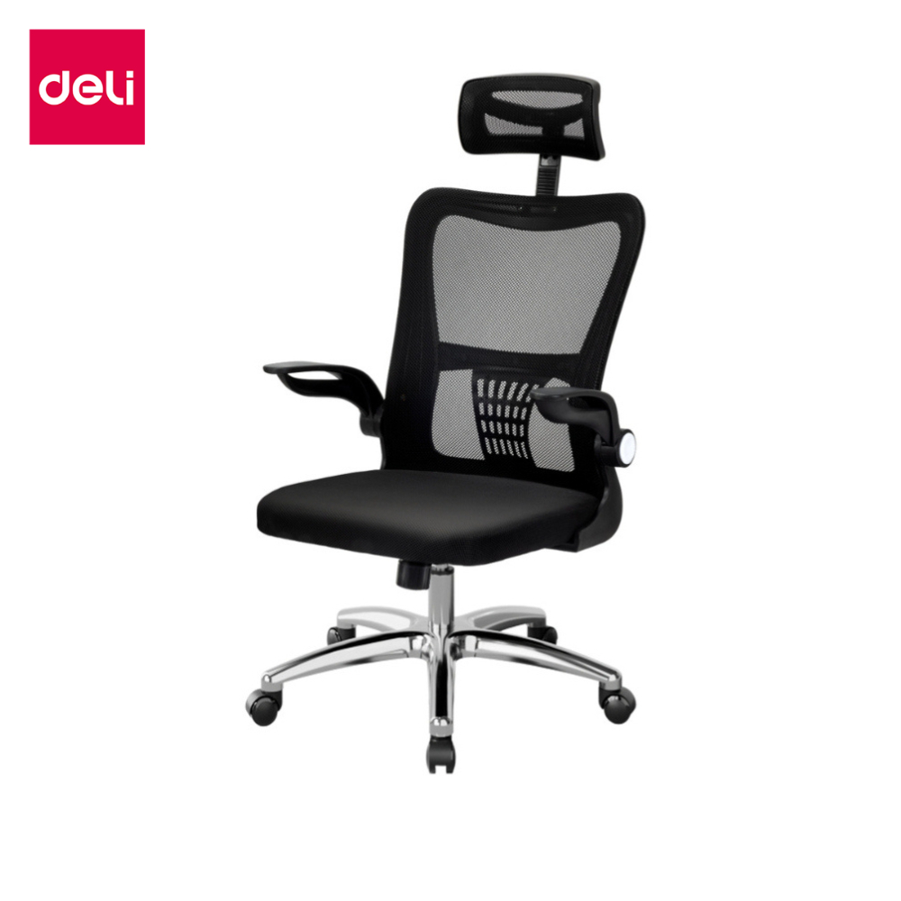 Deli เก้าอี้ทำงาน เก้าอี้สำนักงาน ประกันคุณภาพปรับสูง-ต่ำได้ อุปกรณ์สำนักงาน Office Chair