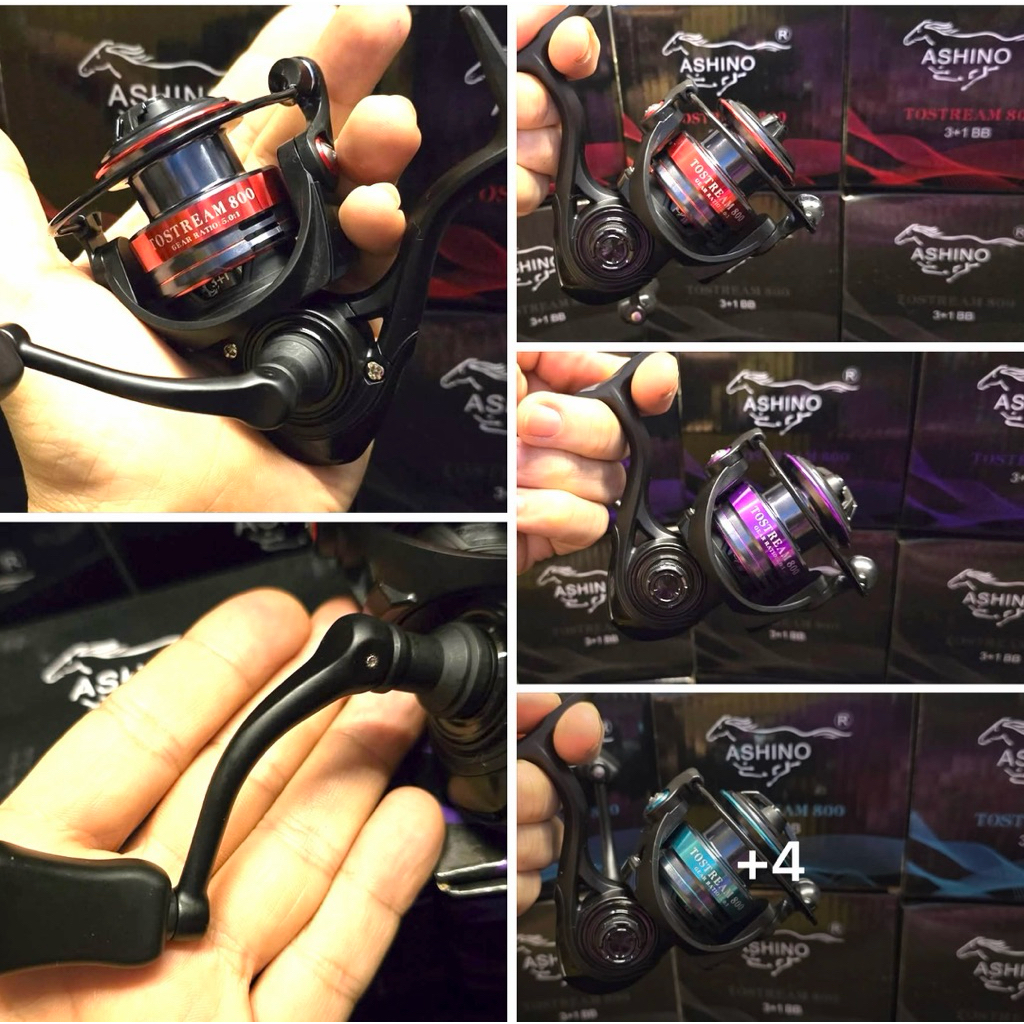 ASHINO TOSTREAM 800 รอกตีเหยื่อปลอม UL รอกตกกุ้ง รอก