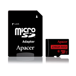 (ส่งด่วน) APACER Micro SDcard 32/64/128GB (100MB) C10 UHS-I memory card กล้องหน้ารถ โทรศัพท์ SDcard แท้