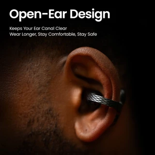 Amazfit Up Open-Ear Earbuds หูฟังแบบหนีบ หูฟังไร้สาย เชื่อมต่อ Bluetooth กันน้ำ IPX4 ลดเสียงลมโดยรอบ