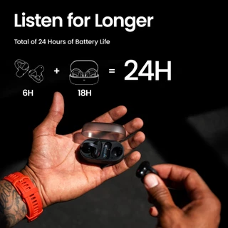 Amazfit Up Open-Ear Earbuds หูฟังแบบหนีบ หูฟังไร้สาย เชื่อมต่อ Bluetooth กันน้ำ IPX4 ลดเสียงลมโดยรอบ