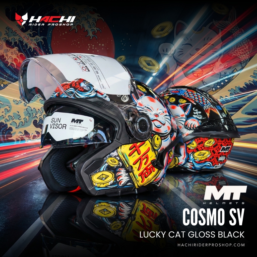 MT COSMO SV - Lucky Cat Gloss Black
