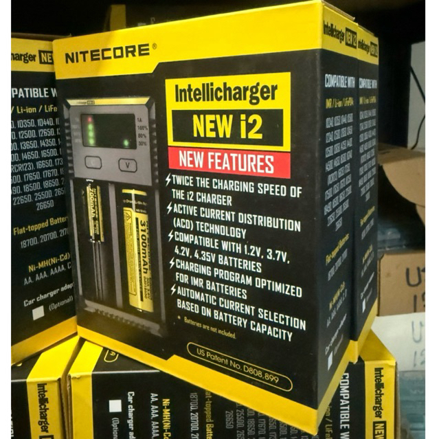 Nitecore NEW i2เครื่องชาร์จถ่าน1.2V/3.7V/4.2Vของแท้