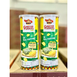 [ยกลัง 14 กระป๋อง] [ 1 กระป๋อง]Mister Potato Crisps มันฝรั่งแผ่นทอดกรอบ (ตรามิสเตอร์โปเตโต้) 85g.