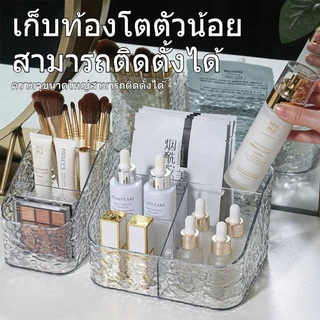 อะคริลิค กล่องจัดเก็บแปรงแต่งหน้า เครื่องสําอาง ของจิปาถะ แบบตั้งโต๊ะ กล่องเก็บเครื่องสำอางน้ำหนักเบาสไตล์หรูหรา