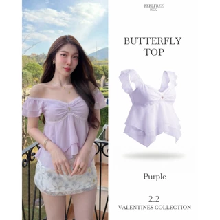 Butterfly Top 790.- เสื้อครอปทรงระบาย