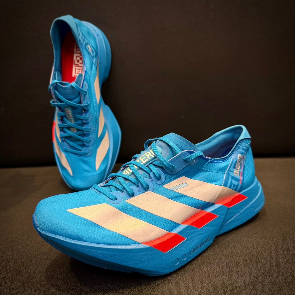 ADIZERO ADIOS PRO 4 MEN สี SOLBLU/SILVMT/LUCRED