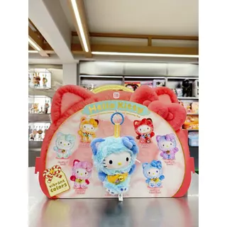 พร้อมส่ง🇹🇭 MTA. Hello Kitty Style Meow Blessing Series Plush Relaxing Toy 13cm Blind Box（กด6ชิ้น=1box）