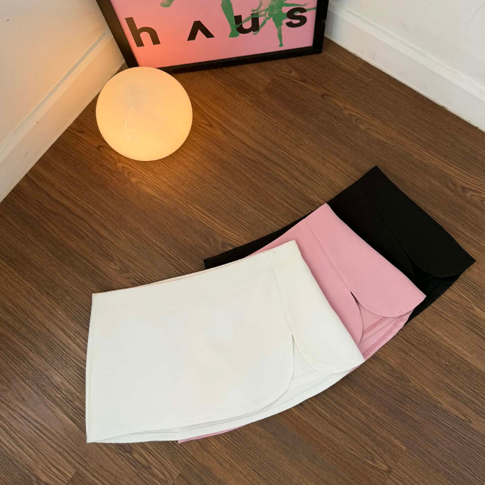 kylie skirt (ฉพาะกระโปรง) กระโปรงเอวต่ำผ่าหน้า