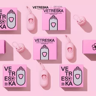 VETRESKA ถุงเก็บอึ กลิ่นซากุระ Cherry Blossom Pet Poop