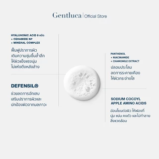 มูสโฟมไฮยาลูรอน+เซราไมด์ สำหรับผิวแพ้ง่าย 100mL – Gentluca Gentle Cleansing Mousse | ขจัดPM2.5 เสริมปราการผิว