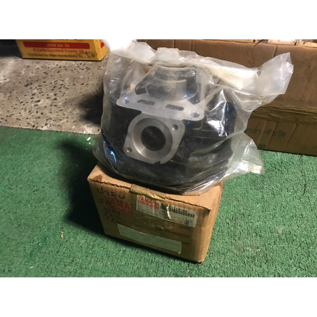 เสื้อสูบพร้อมฝาสูบ yamaha jr120 แท้ใหม่