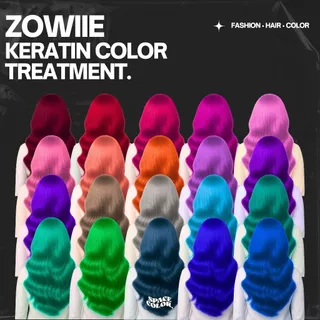 ✨SPACE COLOR : ทรีทเมนท์เคลือบสีผม Zowiie Keratin Color ไม่มีแอมโมเนียและไฮโดรเจน🎨