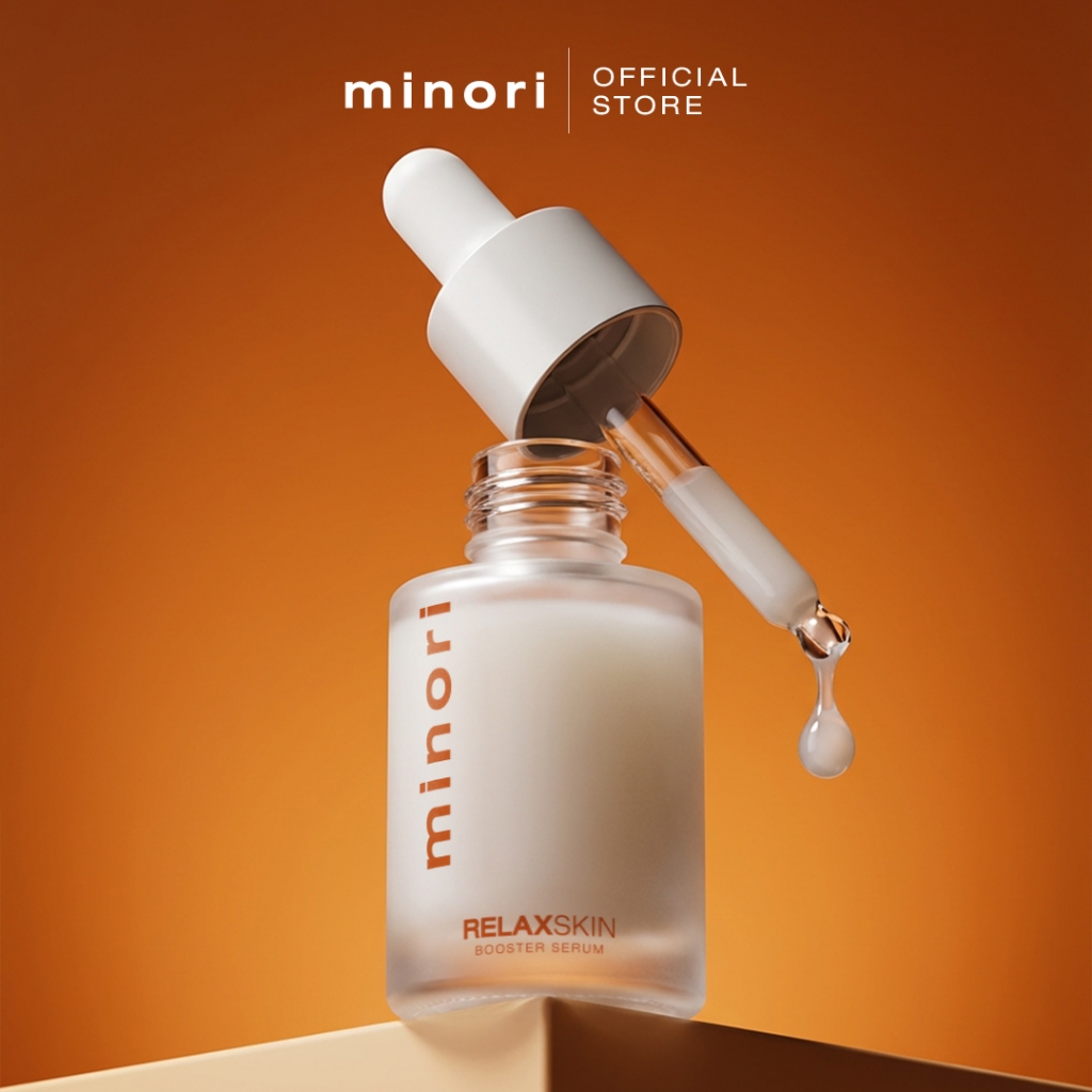 [ร้านค้าบริษัท] Minori Relax Skin Booster Serum เซรั่มลดสิว กระชับรูขุมขน ผิวนุ่มฟู เนียนละเอียด
