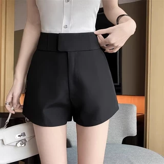 【M-3XL】กางเกงขาสั้นผู้หญิง ไฮวาย แฟชั่น ทรงสั้นๆ สวยหรู ใส่สบาย ทรงสวย