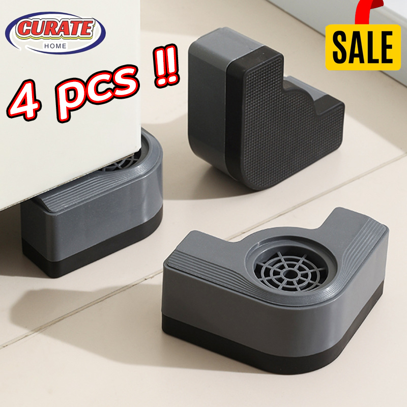 COD ขารองเครื่องซักผ้า 4 ชิ้น ขายางขารองเครื่องซักผ้า ขาตั้งสากล ลดเสียงลดแรงกระแทก