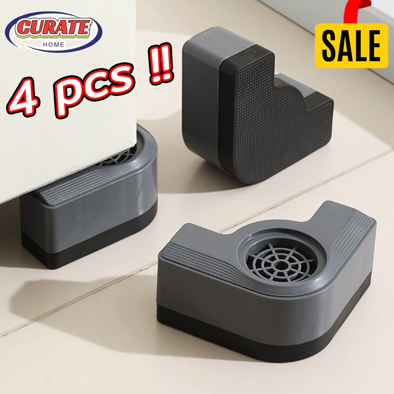 COD ขารองเครื่องซักผ้า 4 ชิ้น ขายางขารองเครื่องซักผ้า ขาตั้งสากล ลดเสียงลดแรงกระแทก