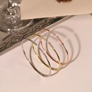 Socrush.bkk | GLITZIE BANGLE | SB-001 | กำไลข้อมือ กำไล เพชร