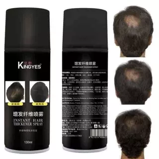 Kingyes Hair Spray สเปรย์ผม ไฟเบอร์ ปิดผมบาง ผมขาว แก้ปัญหาหัวล้าน 130 ml