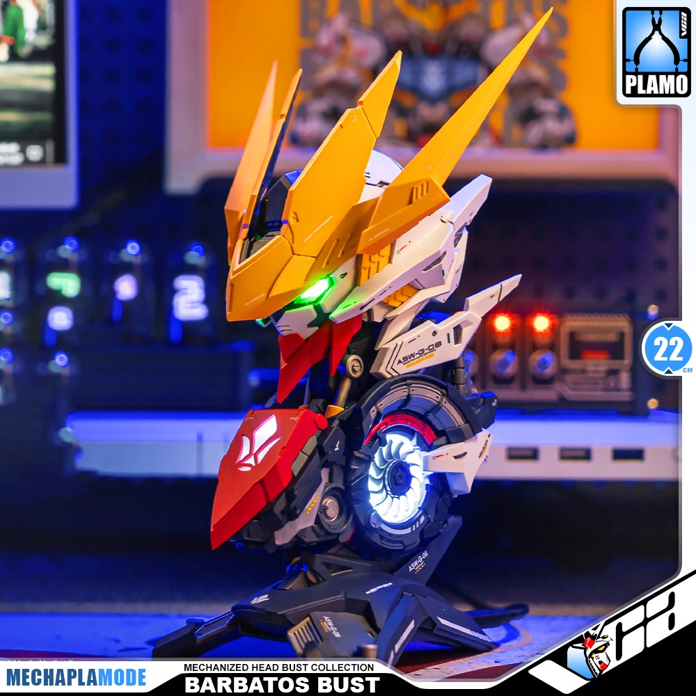 Alayavijnana ASW-G-08 BARBATOS LUPUS REX DESKTOP BUST HEAD ประกอบ หุ่นยนต์ โมเดล ของเล่น - รูปที่ 2
