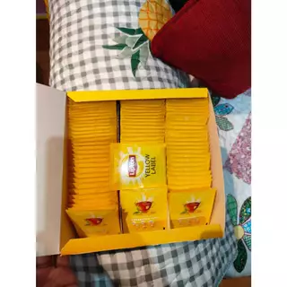 Lipton Yellow Label Black Tea ชาดำ ชาลิปตันแบบแยกซอง 100ซอง