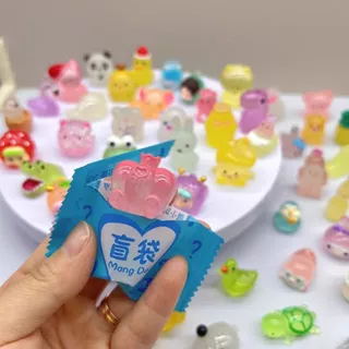 (20ชิ้น/30ชิ้น/50ชิ้น)ถุงสุ่ม เรืองแสงเรซิ่น ถุงสุ่มเรซิ่น จุ่มจิ๋ว จุ่มเรซิ่น สไตล์หลากหลาย