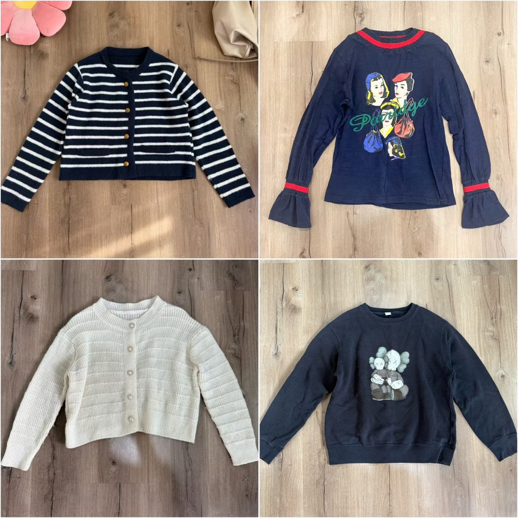 เสื้อแขนยาว คาดิแกน ไหมพรม เสื้อคลุม สเวตเตอร์ สอบถามเพิ่มเติมได้ค่า