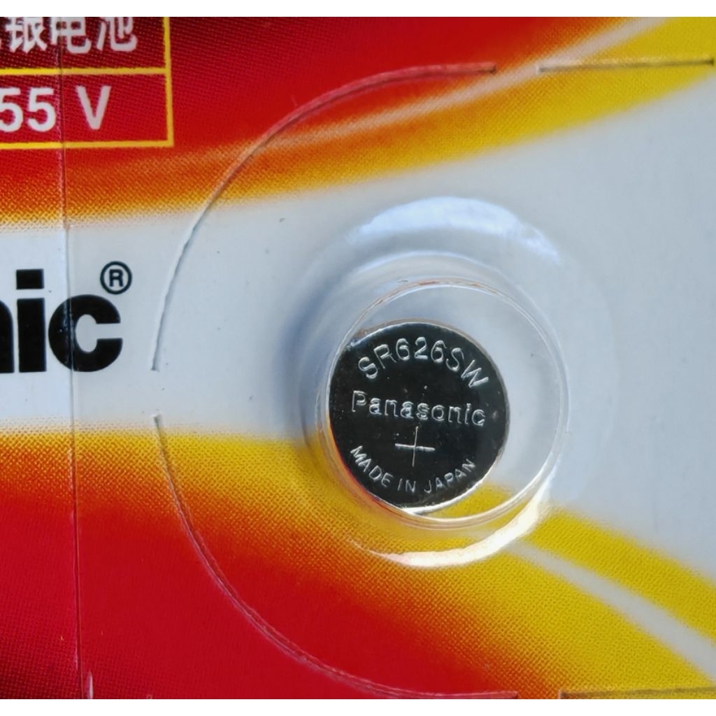 ถ่านกระดุม ถ่านนาฬิกา  Panasonic SR626SW หรือเบอร์ 377 ก้อนล่ะ 30 บาท ราคา ถูกที่สุด ดีลบีเคเค แกลเลอรีภาพที่ 3