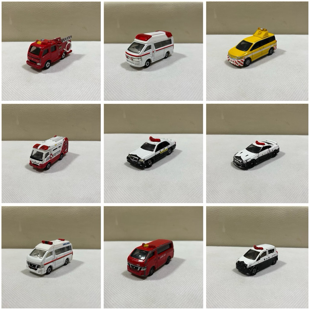 รถเหล็ก tomica (รถอาชีพ) โมเดลรถเสมือนจริง วิ่งได้ จากญี่ปุ่น