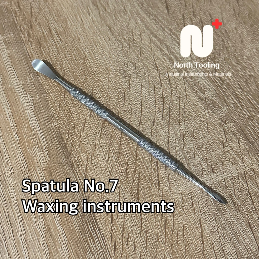Spatula No.7 Waxing instruments อุปกรณ์สแตนเลส สำหรับงานปาดและผสมวัสดุ