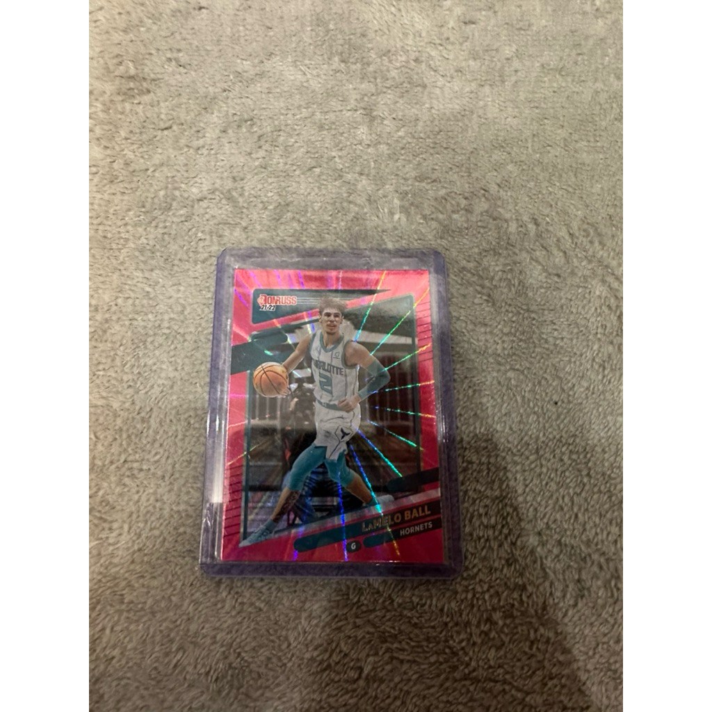 Panini basketball LaMelo Ball Pink Laser