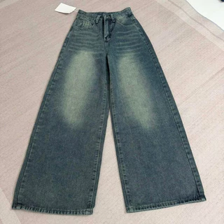 jeans กางเกงยีนส์ขากระบอกใหญ่ baggy jeans พร้อมส่งจากไทย เลือกความยาวได้(XS-5XL)