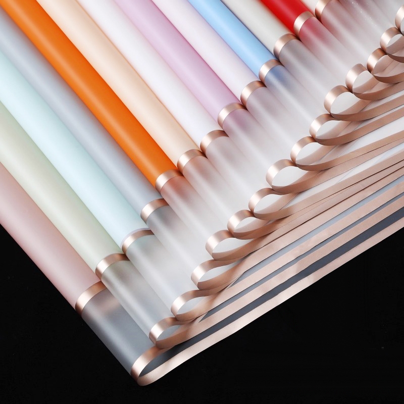 กระดาษห่อช่อดอกไม้กันน้ำ  มิลาน สเปซ  ขนาด 58x58 ซม. 20 แผ่น/แพ็ค  สีสันหลากหลาย สำหรับดอกของขวัญและงานครบรอบ