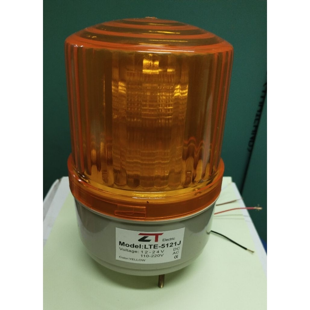 LTE-5121J ไฟหมุนสัญญาณ 5นิ้ว แบบแสง พร้อมเสียง ไข้ไฟ 12-24-110-220 V ไนคัวเดียวกันสินค้าพร้อมส่ง